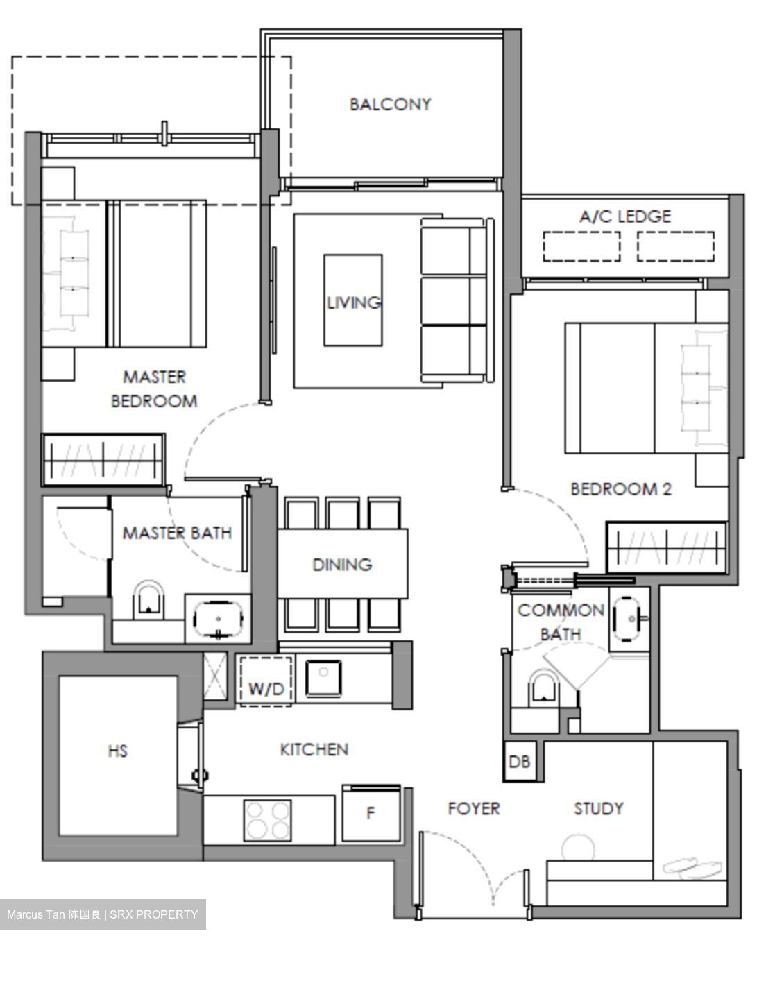 The Hillshore (D5), Condominium #590635241